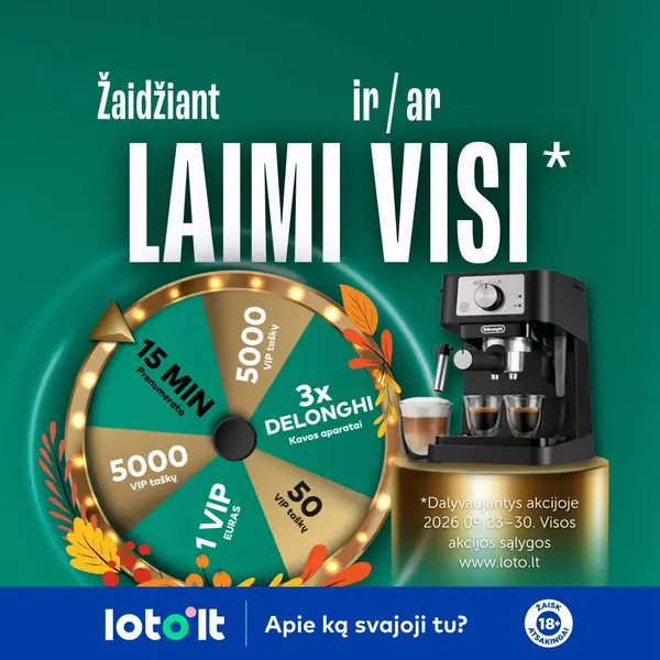 Кадр рекламы Loto.lt