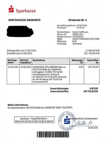 Кадр рекламы Daniel Hoffmann