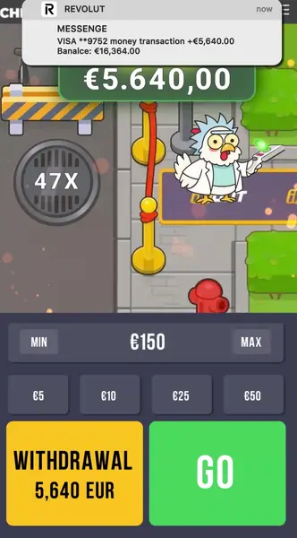 Кадр рекламы Spin & Win: Chicken Road