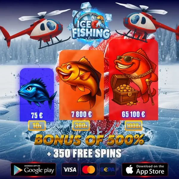 Кадр рекламы Ice Fishing