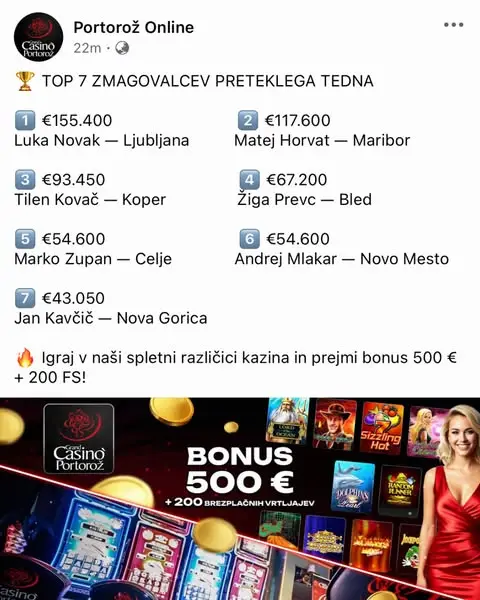 Кадр рекламы Portorož Online