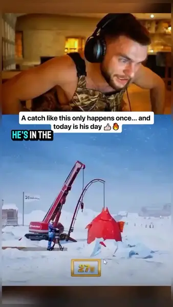 Кадр рекламы Ice Fishing World