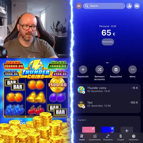 Кадр рекламы GoldenSpin