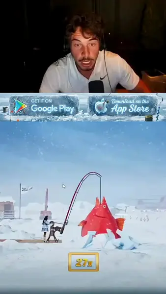 Кадр рекламы Ice Fishing