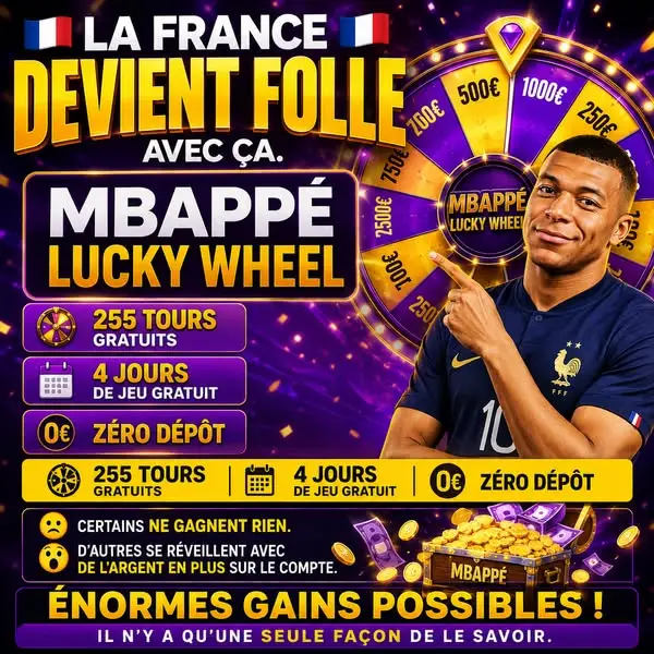 Кадр рекламы Mbappé Lucky Wheel