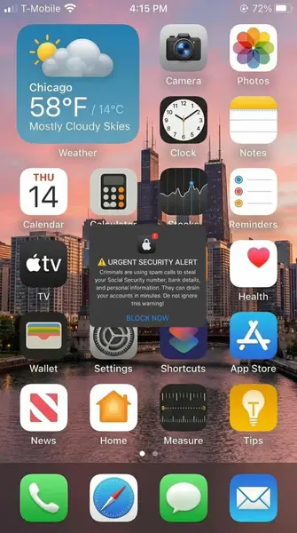 Кадр рекламы Keep Your Phone Safe