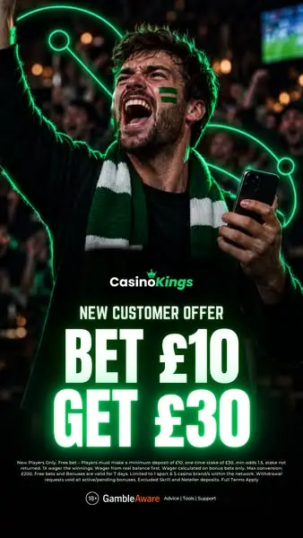 Кадр рекламы Casino Kings UK