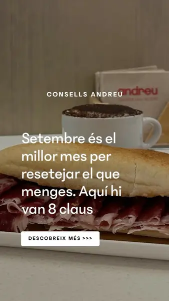 Кадр рекламы Andreu Gastronomia