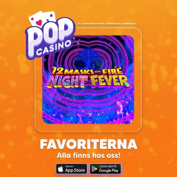 Кадр рекламы Pop Casino