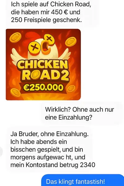 Кадр рекламы Chicken Road Spins
