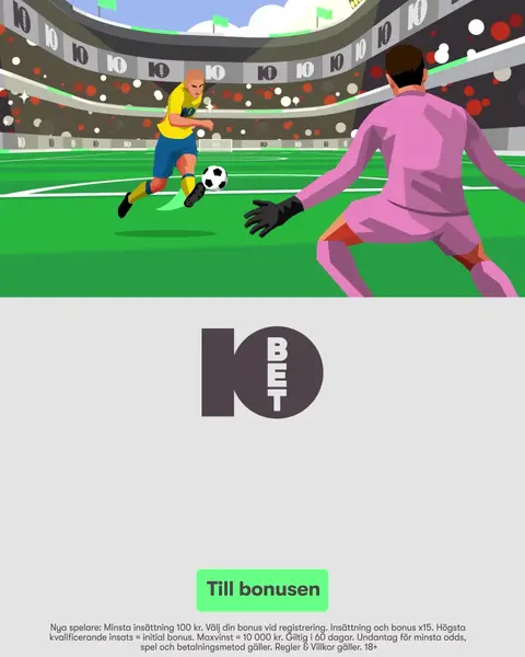 Кадр рекламы 10bet Sverige