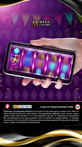 Кадр рекламы Mega Casino España