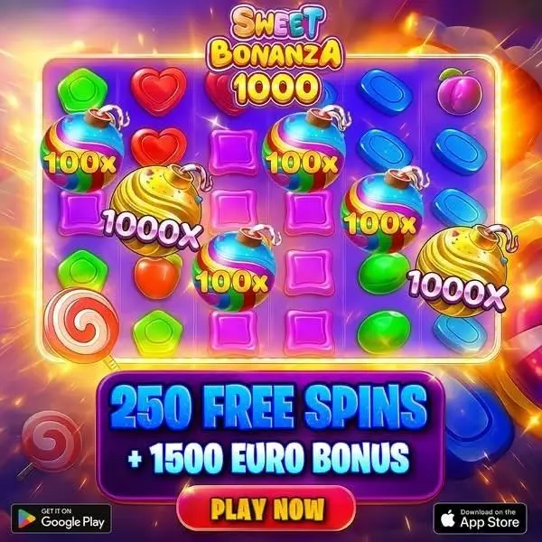 Кадр рекламы Sweet Bonanza EU