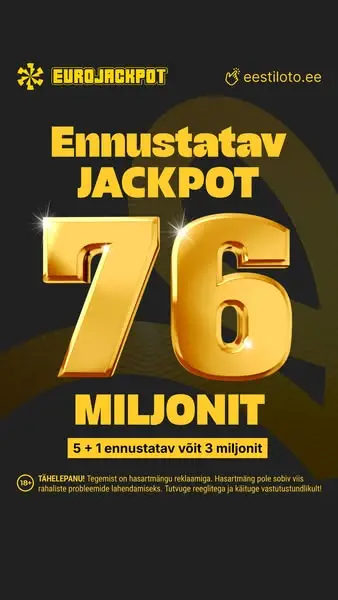 Кадр рекламы Eestiloto.ee