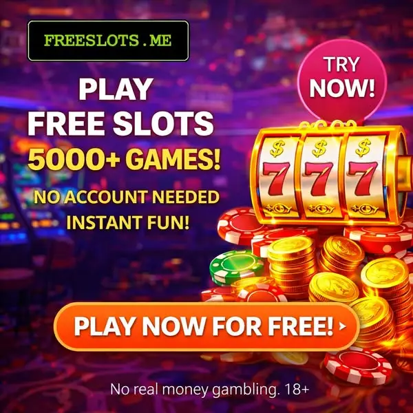 Кадр рекламы Freeslots.me
