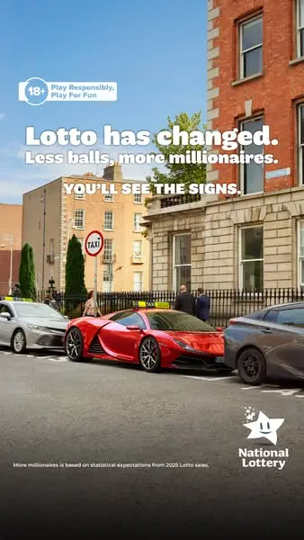 Кадр рекламы The National Lottery