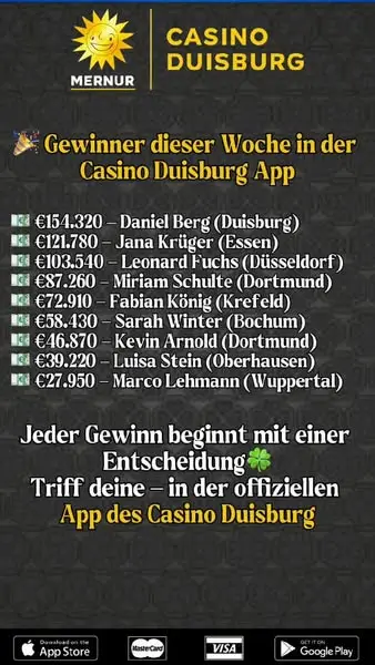 Кадр рекламы Die Spielbanken