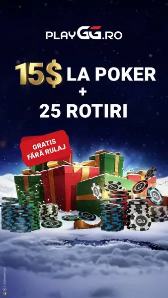 Кадр рекламы Play GG - Cel mai mare site de poker din lume