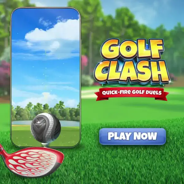 Кадр рекламы Golf Clash