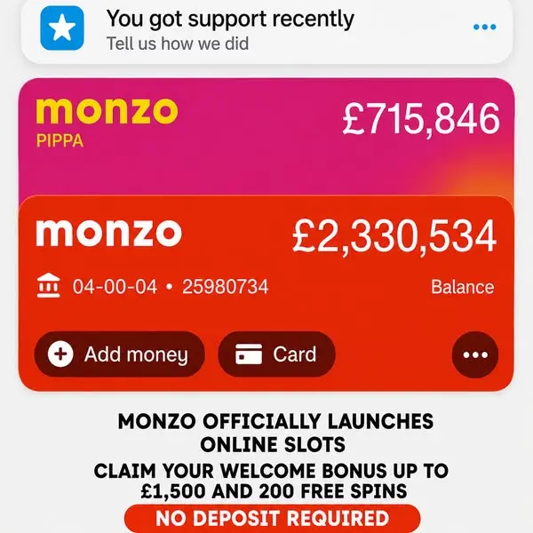 Кадр рекламы Monzo Game
