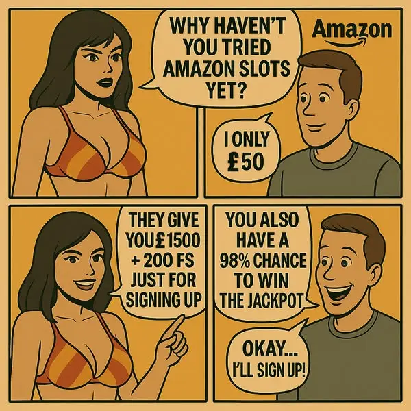 Кадр рекламы Amazon Gaming UK