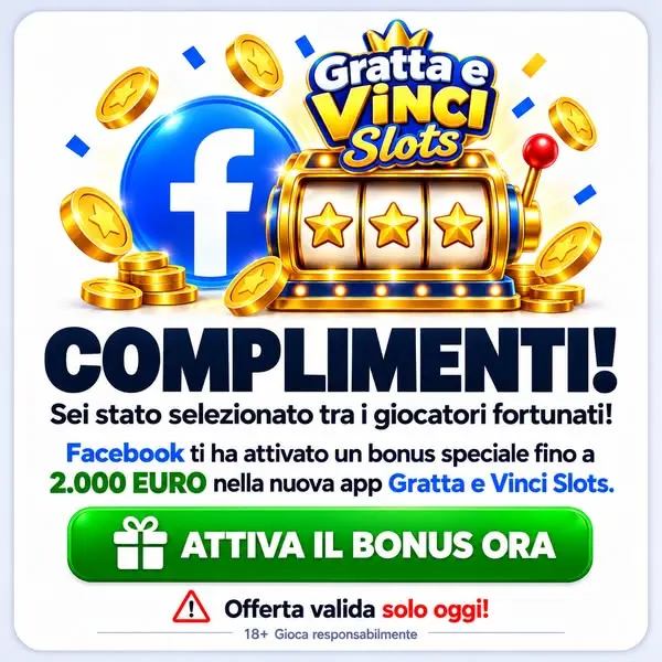 Кадр рекламы Gratta e Vinci Slot