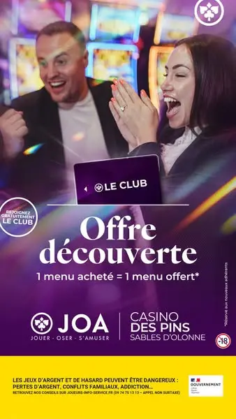Кадр рекламы Casino JOA des Pins - Les Sables d'Olonne