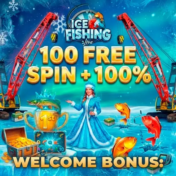 Кадр рекламы Ice Fishing Club