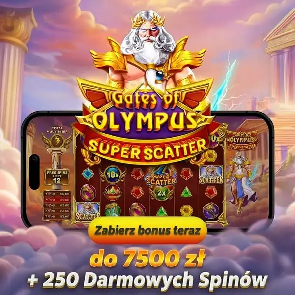Кадр рекламы Gates of Olympus Super Scatter