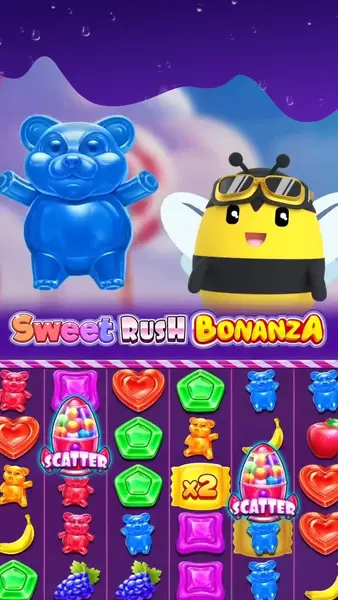 Кадр рекламы Sweet Rush Bonanza