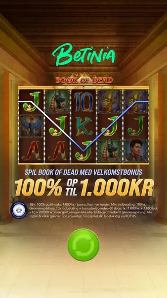Кадр рекламы Betinia Danmark