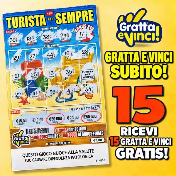 Кадр рекламы Gratta e Vinci