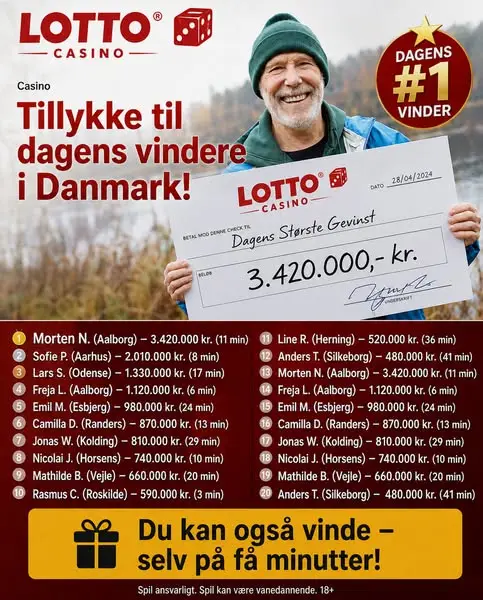 Кадр рекламы Danske Spins