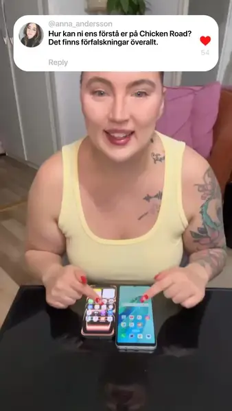 Кадр рекламы Go Chick
