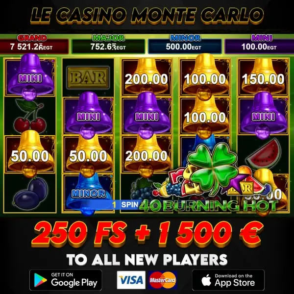 Кадр рекламы Le Casino Monte Carlo