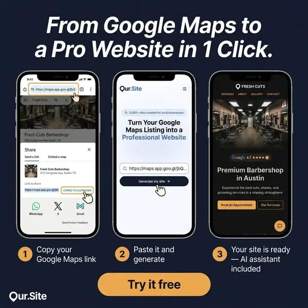 Кадр рекламы Our.Site