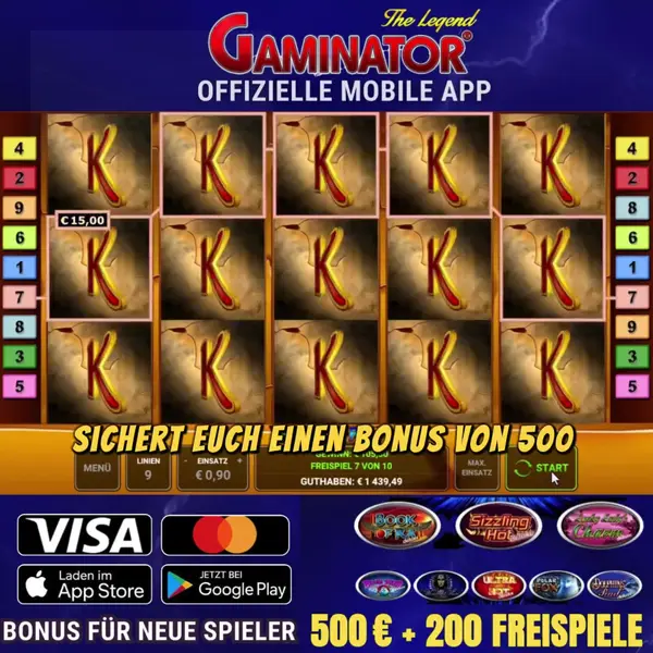 Кадр рекламы Legendärer Gaminator
