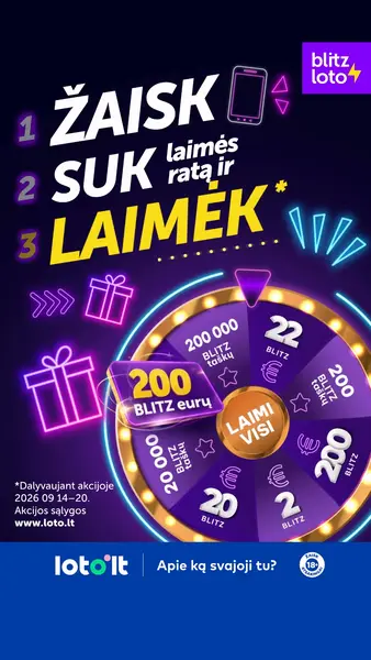 Кадр рекламы Loto.lt