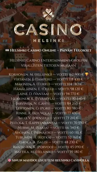 Кадр рекламы Helsinki Play
