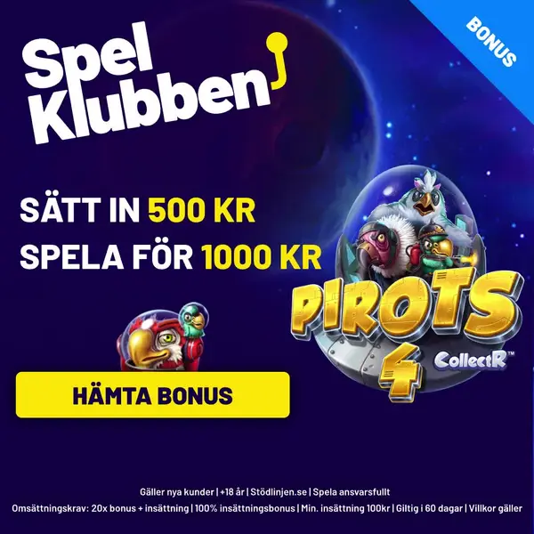 Кадр рекламы Spelklubben