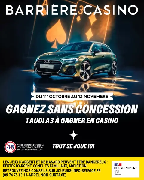 Кадр рекламы Casino Barrière Le Touquet