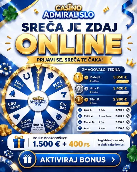 Кадр рекламы Casino Admiral SLO