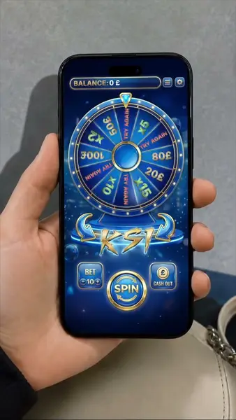 Кадр рекламы KSI Lucky Wheel