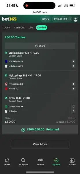 Кадр рекламы Bet365 Fixed Platform