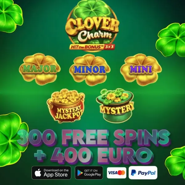 Кадр рекламы Clovers Megaways