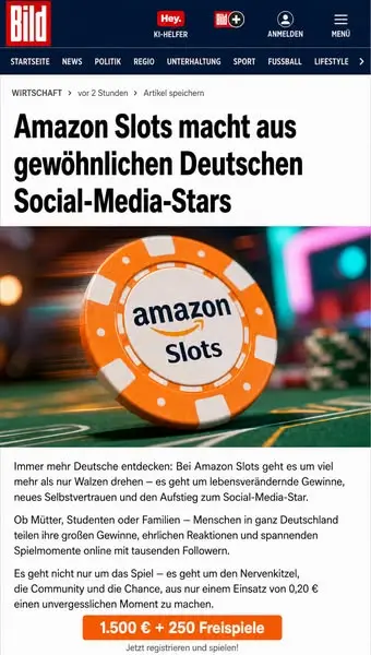 Кадр рекламы Amazon Gaming