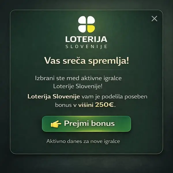 Кадр рекламы Lucky Zone Slovenia