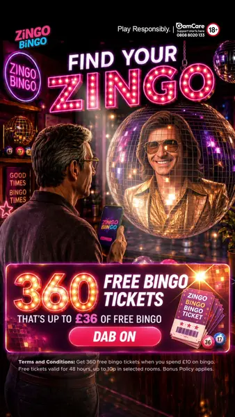 Кадр рекламы Zingo Bingo