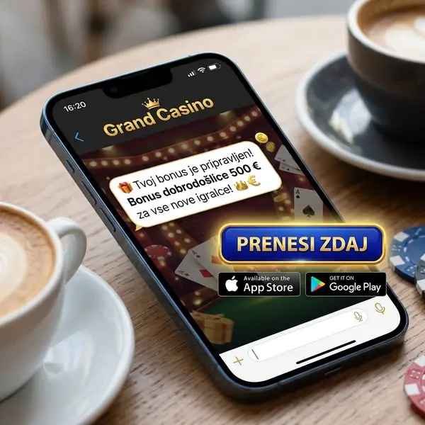 Кадр рекламы Grand Casino Slovenija