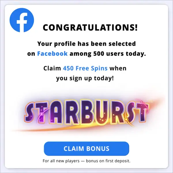 Кадр рекламы Starburst Online